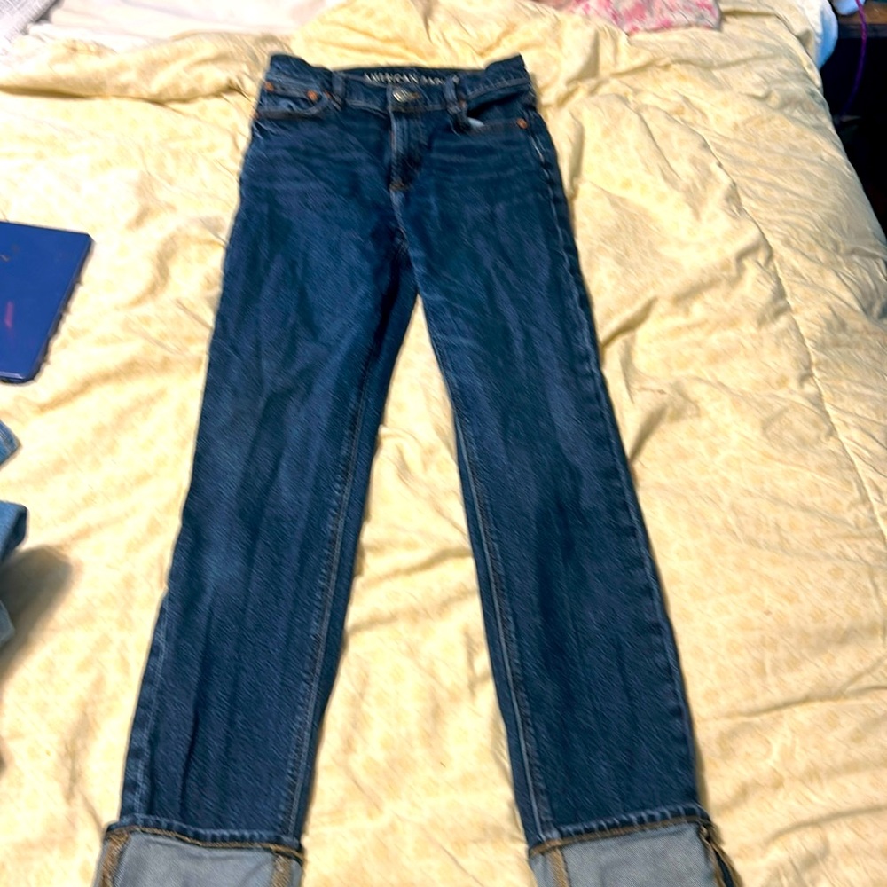 American Eagle Jeans Super High Rise Skinny Size 0